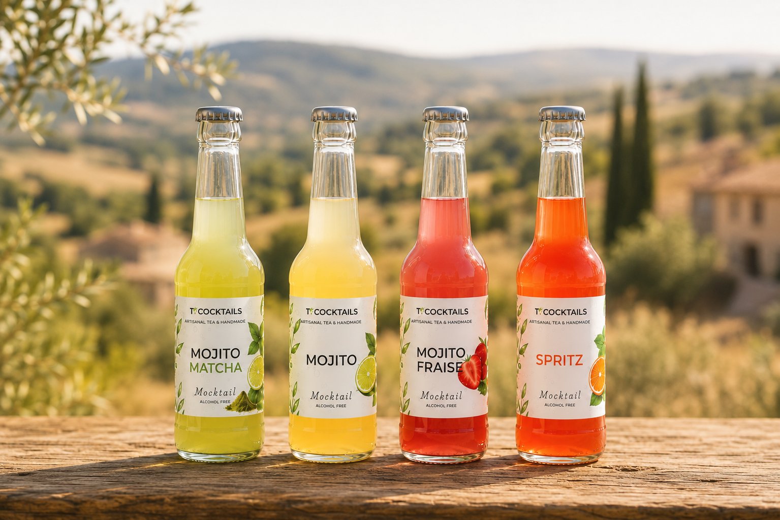 Gamme T’COCKTAILS de cocktails sans alcool artisanaux au thé Grand Cru