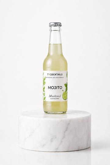 T’COCKTAILS Mojito bouteille, cocktail sans alcool au thé Grand Cru